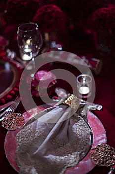 Decorative Venue Design, Luxury Dining Event Decor photo